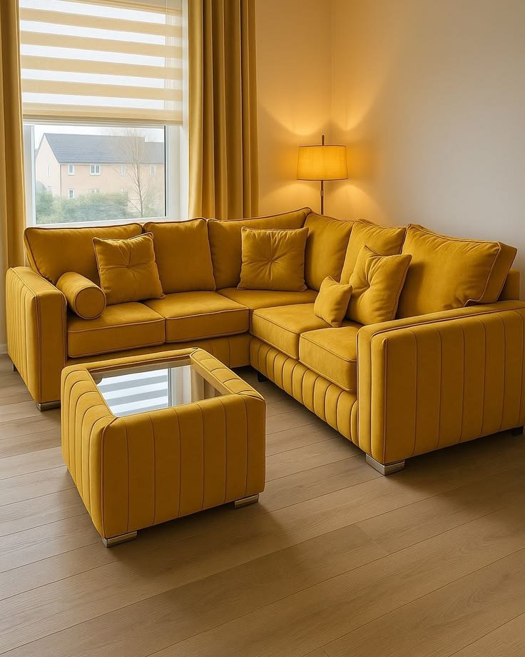 l shaped sofa available can be customized in different colors, designs and sizes dm to customize yours 📍jhamsikhel, beside the british school 📲 9865471448 9823378996 🚚 delivery all over nepal